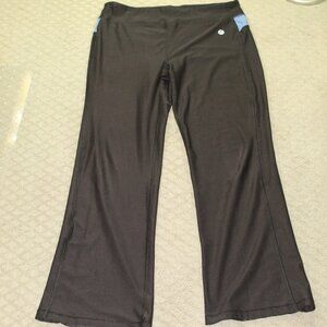 Vogo Athletica Women's M Black Blue Wide Leg Yoga Pants